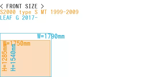 #S2000 type S MT 1999-2009 + LEAF G 2017-